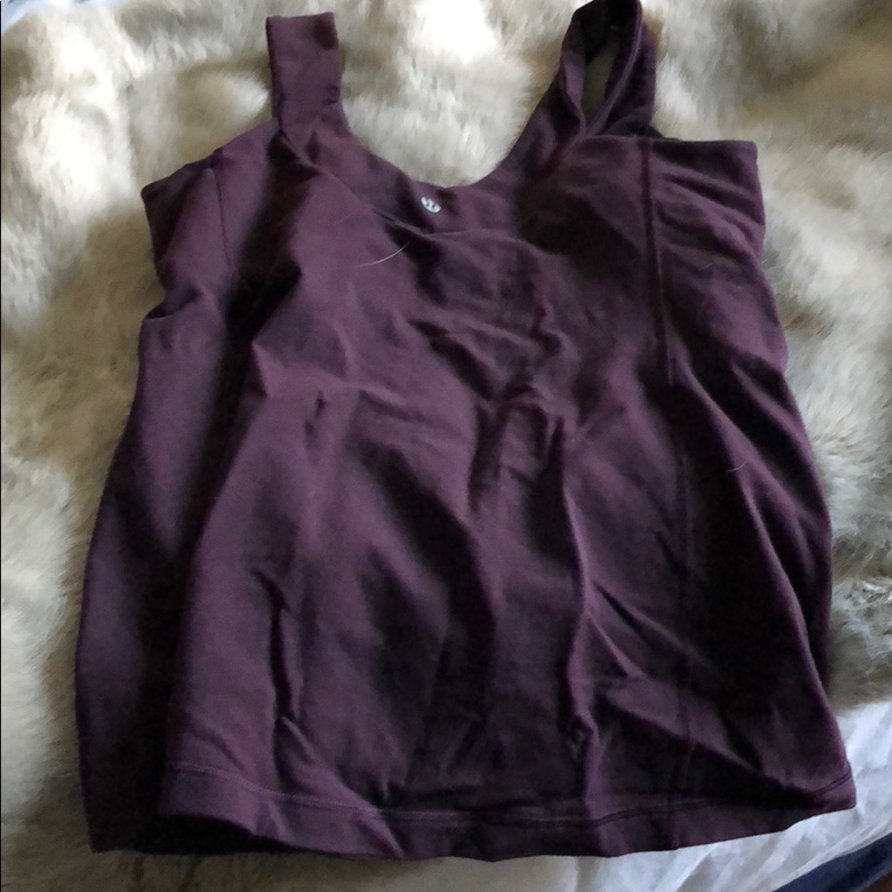 Purple scoop Lulu tank
